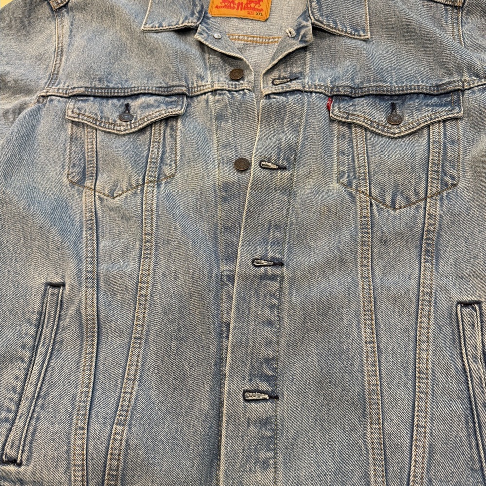 Levi's Blue Lightweight Shirt Jacket with Classic Styling